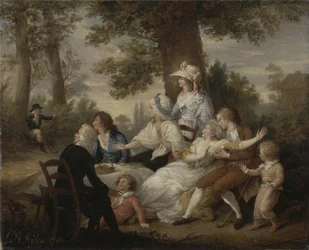 Il Vicario di Wakefield, Vol. I, Cap. VIII: Pranzo nei Campi di Fieno Sorprende dal Cappellano di Mr. Thornhill